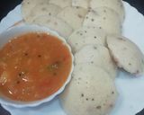 A picture of step 4 of MTR's Instant Idli.