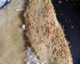 Foto del paso 7 de la receta: Panqueques de Avena y Ajonjolí con Queso, jamón, pollo o palta