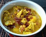 Foto langkah ke 4 dari resep Opor Ayam Nanas Khas Palembang.
