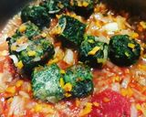 A picture of step 2 of Cannellini Bean Soup with Greens (Chicory, Swiss Chard, Spinach).