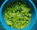 Foto langkah ke 2 dari resep Tumis papeda (pare pete udang)🍴.
