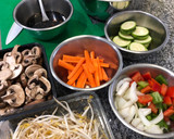 Foto del paso 1 de la receta: Tepanyaki verduras con Res y Pollo