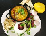 A picture of step 7 of Dal palak.