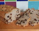 A picture of step 9 of Vickys Raisin Loaf with Bara Brith conversion GF DF EF SF NF.