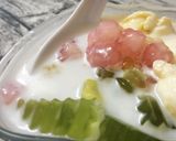 Hình bước làm 18 của món Chè sầu riêng sương sa hạt lựu