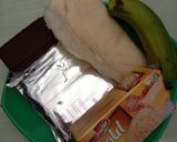 Foto langkah ke 1 dari resep Pisang Coklat Cheese Lumer Gak nahan.