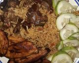 A picture of step 10 of Jollof proper.