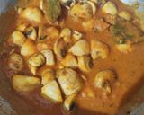 A picture of step 5 of Malai Mushroom.