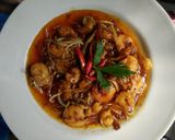 Foto langkah ke 4 dari resep Udang Pedas Manis.