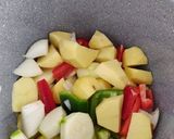 Foto del paso 1 de la receta: Crema/Puré de arroz con calabacín y patatas en Olla GM