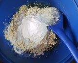 A picture of step 2 of Kela vada (Jain recipe).