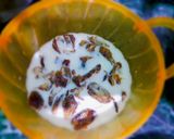 A picture of step 1 of Dates Payasam.