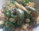 Foto langkah ke 4 dari resep 188. Tumis terong daun melinjo.