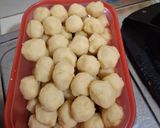 Foto langkah ke 5 dari resep Pasta Kacang Hijau Isian Onde-onde, Bakpao, Bakpia, Roti Dll.