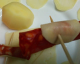 Foto del paso 2 de la receta: Pincho de chorizo y patata