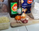 Foto langkah ke 2 dari resep Sup Makaroni Tahu.