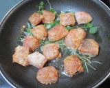 Baconba 🥓 tekert 🌀 nyúlgerinc 🐇 zöldségekkel 🥦🥕🍅 recept fázis 2 fotója
