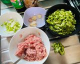 รูปขั้นตอนการทำที่ 1 ของ ผักดอกขจรหมูสับ เมนูที่ 19