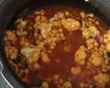 A picture of step 3 of Cauliflower and split chick peas curry.