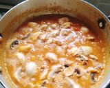 A picture of step 2 of Mushroom masala curry 🍛.