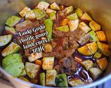 A picture of step 1 of 🫕Lauki Gosht🫕(bottle gourd lamb curry).