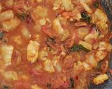 A picture of step 7 of Prawn masala.