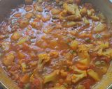 A picture of step 3 of Mixed vegetables Subji.