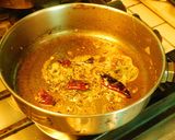 A picture of step 4 of Beet root raita Kerala style.