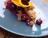 Foto del paso 8 de la receta: Pie de arándanos floral