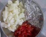 A picture of step 2 of #Spicy chana chat.