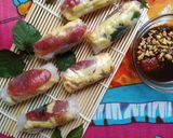 Hình bước làm 5 của món Bò bía mặn chấm tương đen