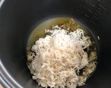A picture of step 5 of Coriander Rice 🍚.