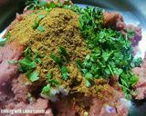 A picture of step 1 of Beef seekh kabab #ramadankitayari.