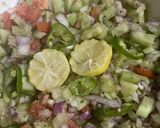 A picture of step 6 of Kachumber salad.