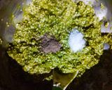 A picture of step 3 of Daliya Spinach Idli.