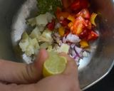 A picture of step 3 of Masala Peanuts chaat.