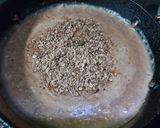 A picture of step 2 of Dark Chocolate Almond Pumpkin and Chia Seeds Oats with Banana.