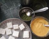 A picture of step 1 of Paneer pakode.