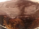 Bizcocho de nutella con glaseado