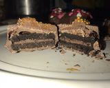 Foto del paso 8 de la receta: Bombones de chocolate rellenos con dulce de leche con galletas