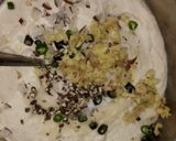 A picture of step 1 of Dahi bhale.
