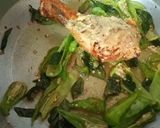 A picture of step 3 of Chicken 65.