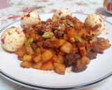 Foto langkah ke 9 dari resep Sambal goreng kentang ati telur.