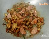 รูปขั้นตอนการทำที่ 3 ของ ผัดกะเพราแหนม-หมูสับ