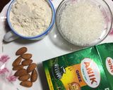 A picture of step 1 of Wheat Flour Modak.