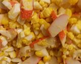 A picture of step 6 of Crab Meat imitation salad.
