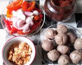 Foto langkah ke 1 dari resep Bakso penyet.