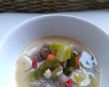Foto langkah ke 5 dari resep Cok genem / gecok ganem /garang asem bola daging.