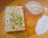 صورة لخطوة 3 من وصفة حلوة الليمون 🍋🍋 بحشوة جوز الهند 🍋🍋 بطلية ماكاش اطرى من