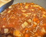 Foto del paso 5 de la receta: Fideos guisados con carne y verduras